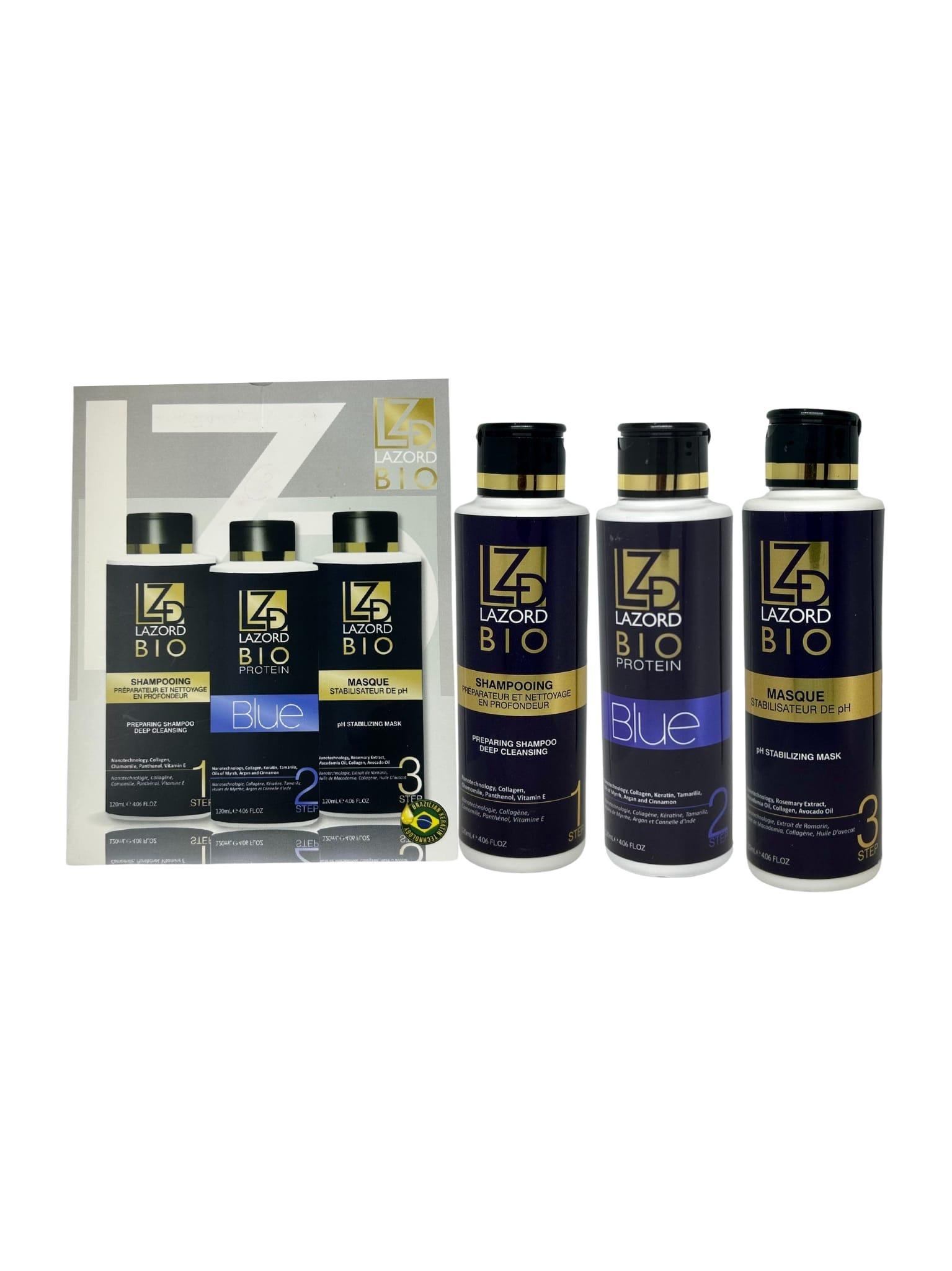 بروتين لازورد البرازيلي للشعر المصبوغ 120مل